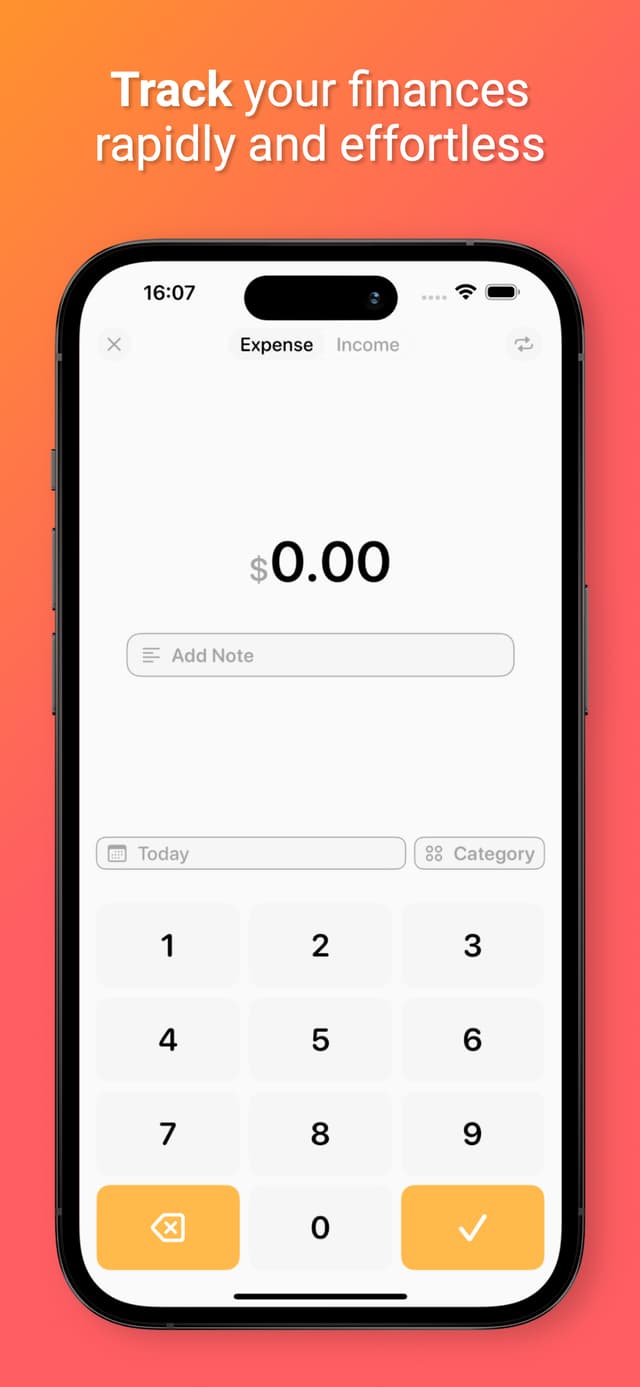 Minima Finance calendar view for reviewing past transactions and daily spending